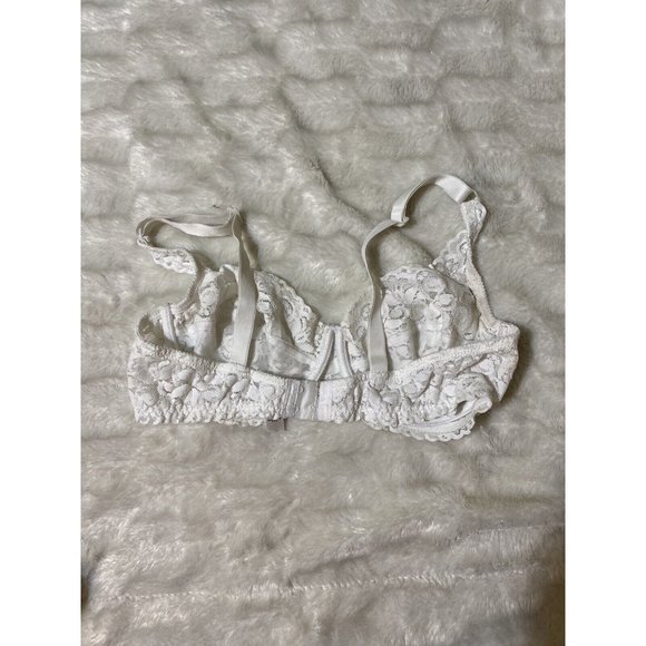 Lot of 2 Bras 38C Women’s Adrienne Vittadini / Daniel Laurent White Beige - Picture 9 of 12